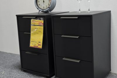 Nachtkommden-Paar in Graphit Dekor