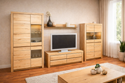 Wohnwand Linos Massiv